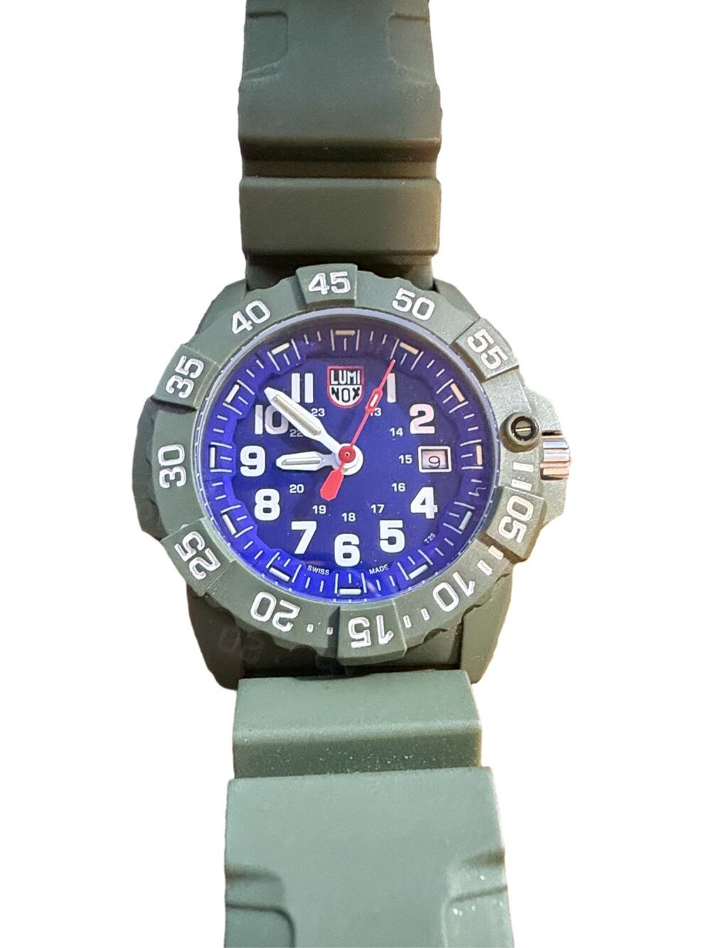 Luminox Navy SEAL 3500 Series Swiss Quartz Men's Dive Watch Blue Dial